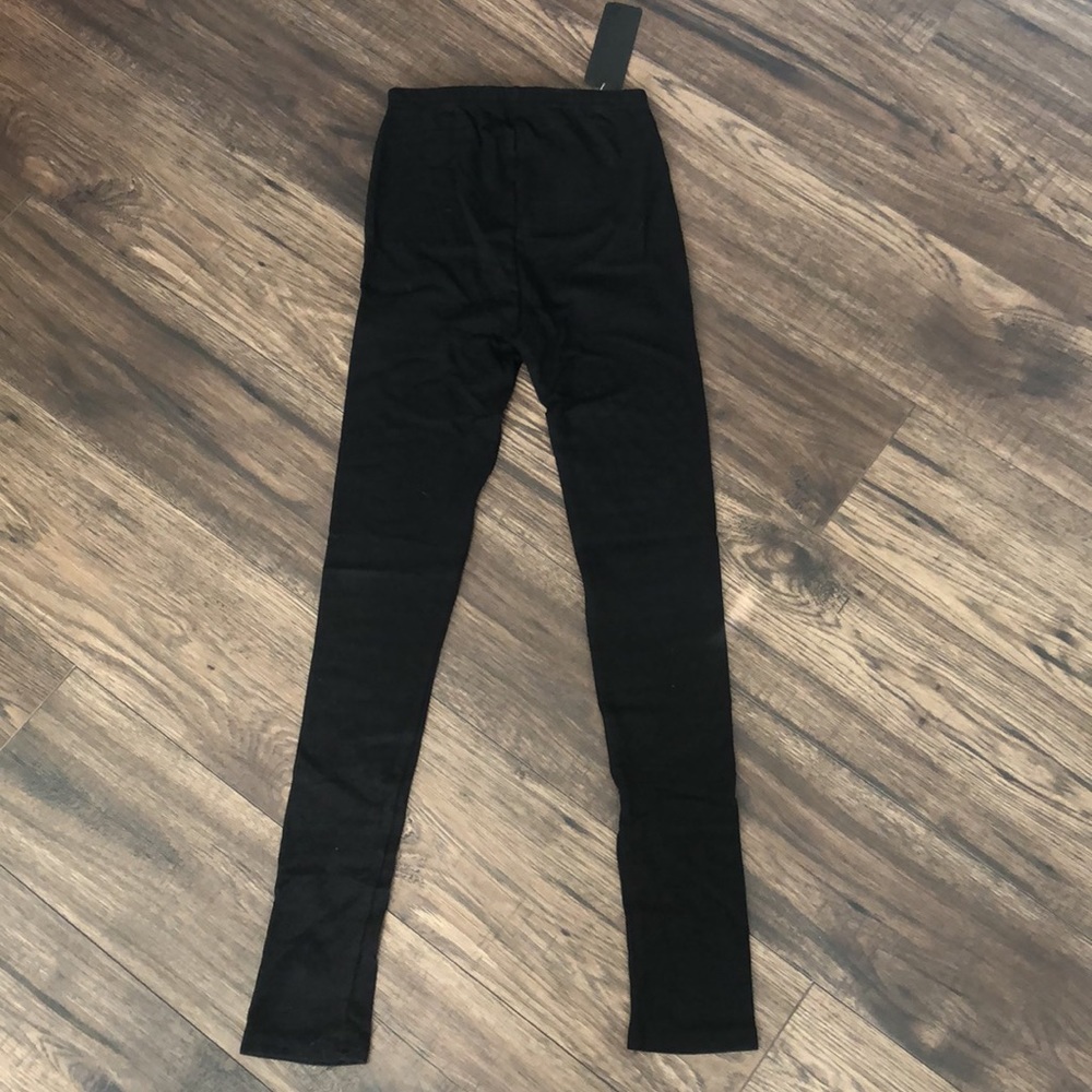 BNWT Black Beaded Skull Leggings - Picture 3 of 4